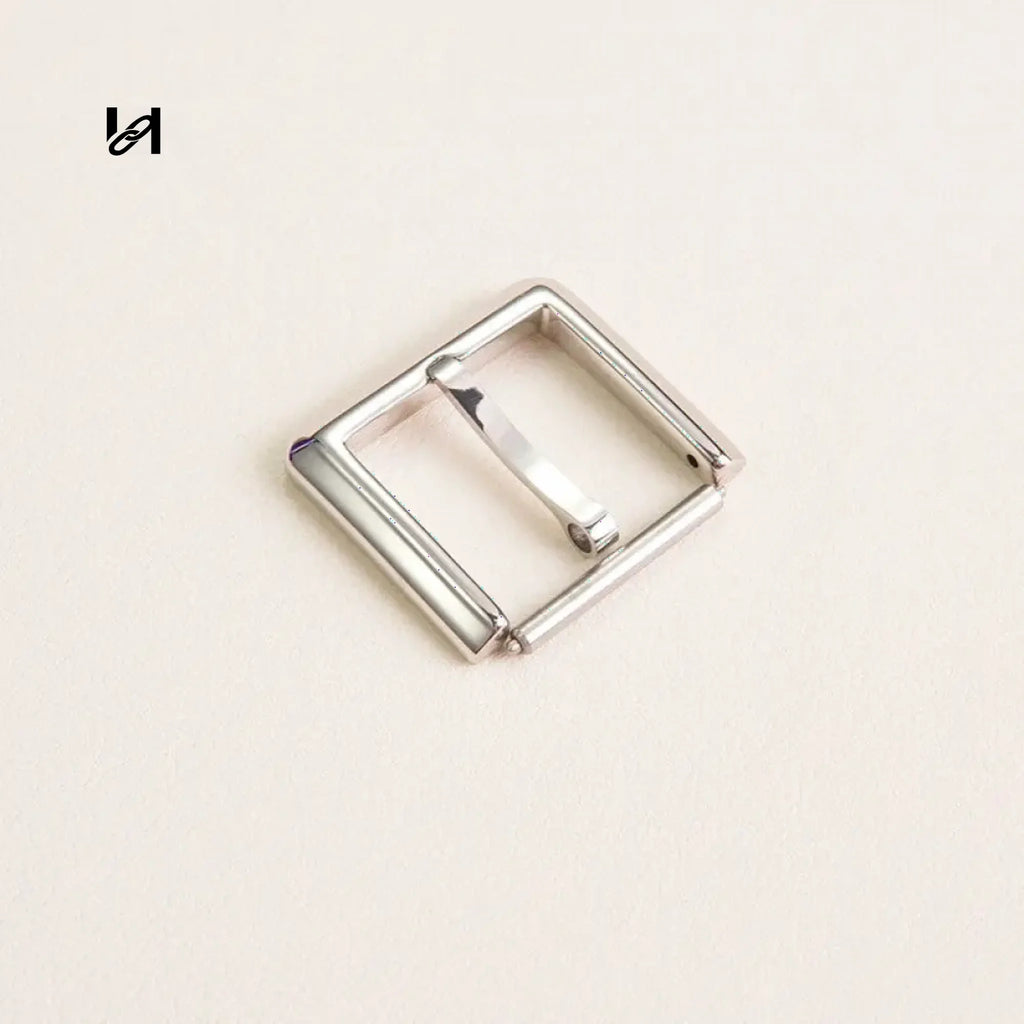 Square Roller Buckle 1inch - Silver - hardware