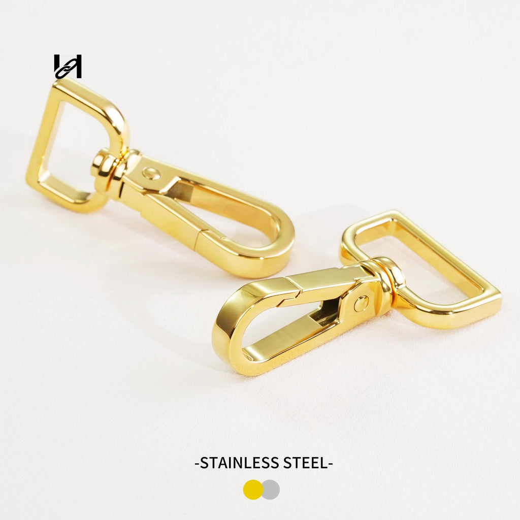 Square swivel hook - 20MM / gold - hardware