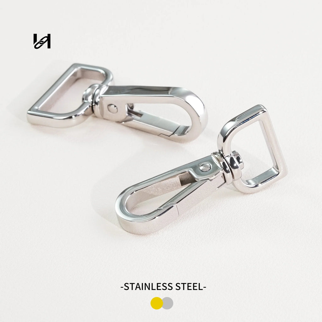Square swivel hook - 20MM / silver - hardware