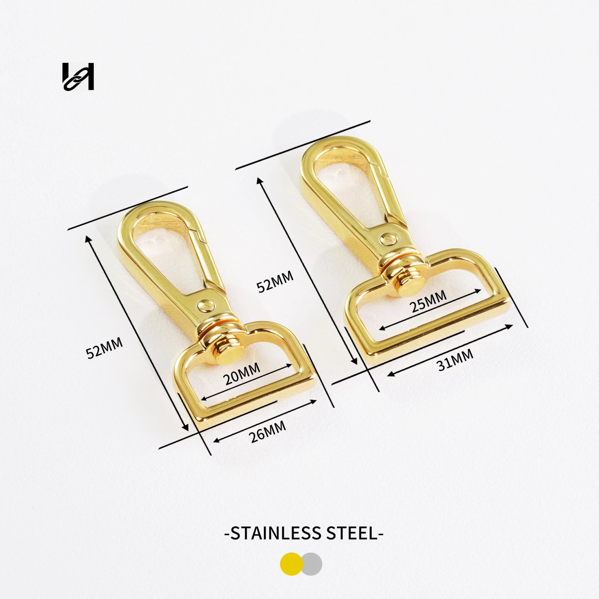 Square swivel hook - hardware