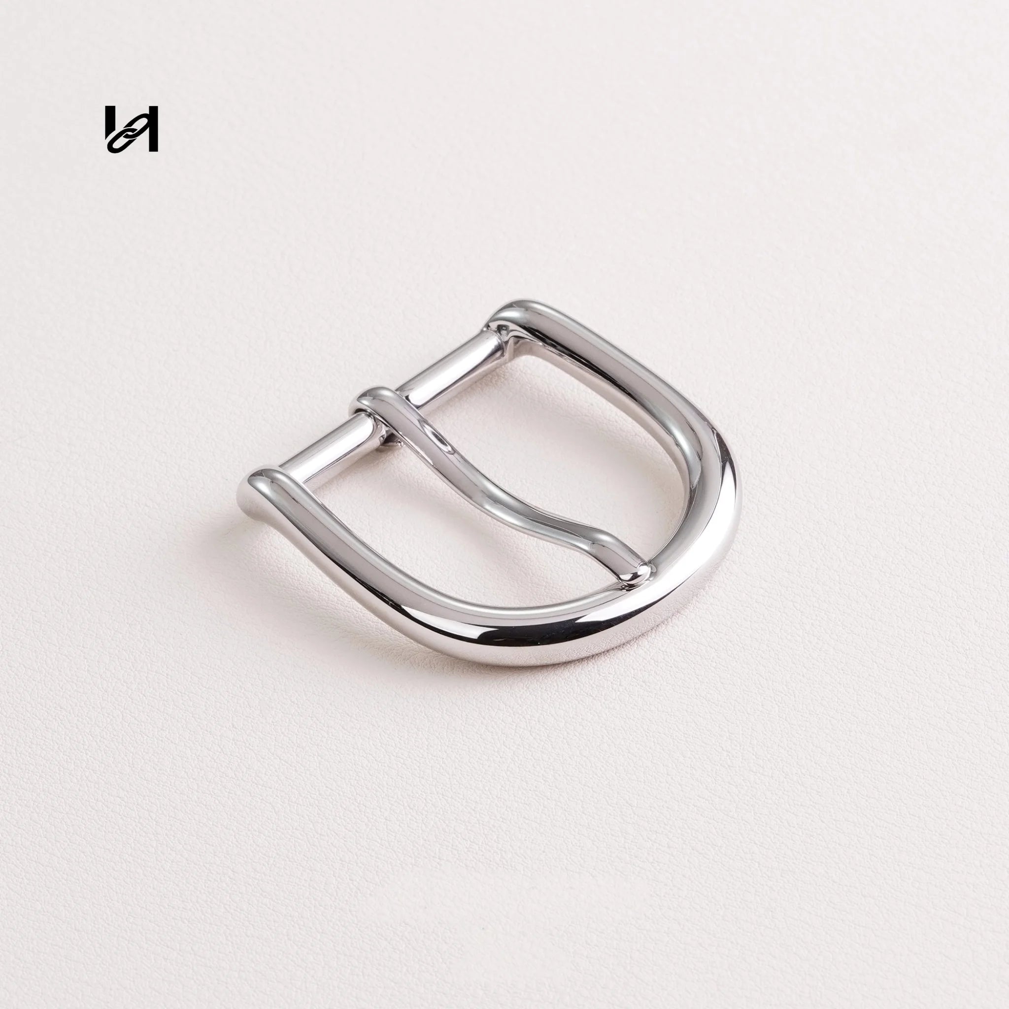Stainless steel 32mm elegant belt buckle - hardware