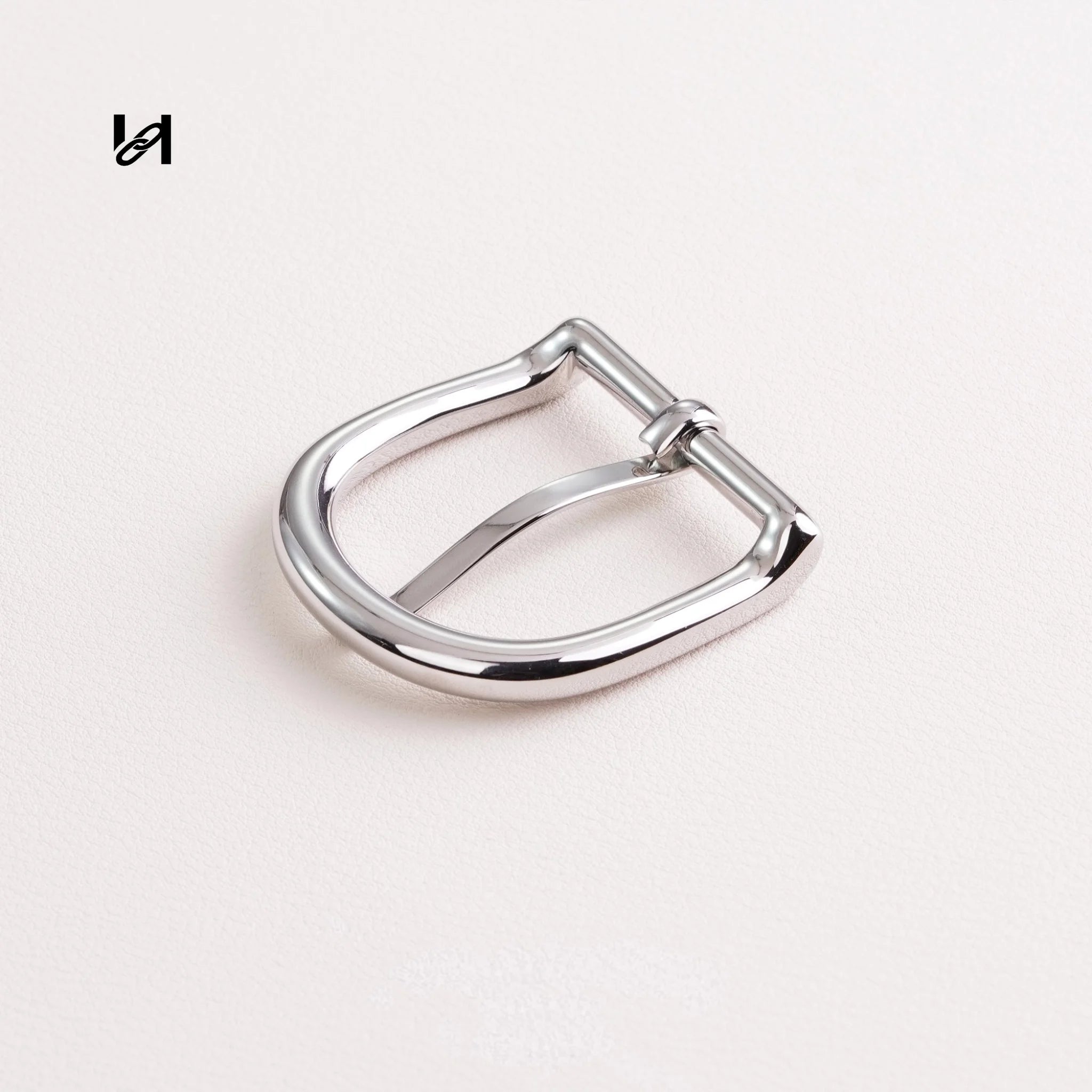 Stainless steel 32mm elegant belt buckle - hardware