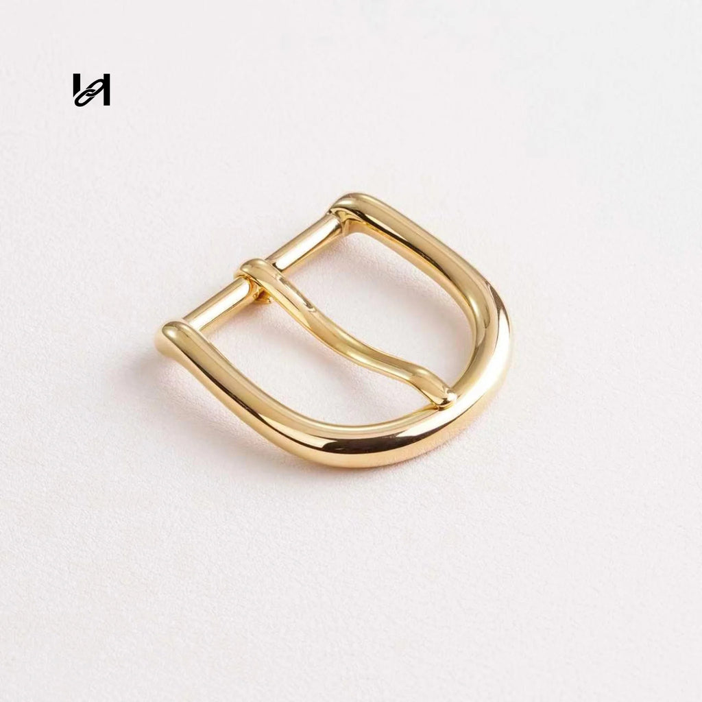 Stainless steel 32mm elegant belt buckle - hardware
