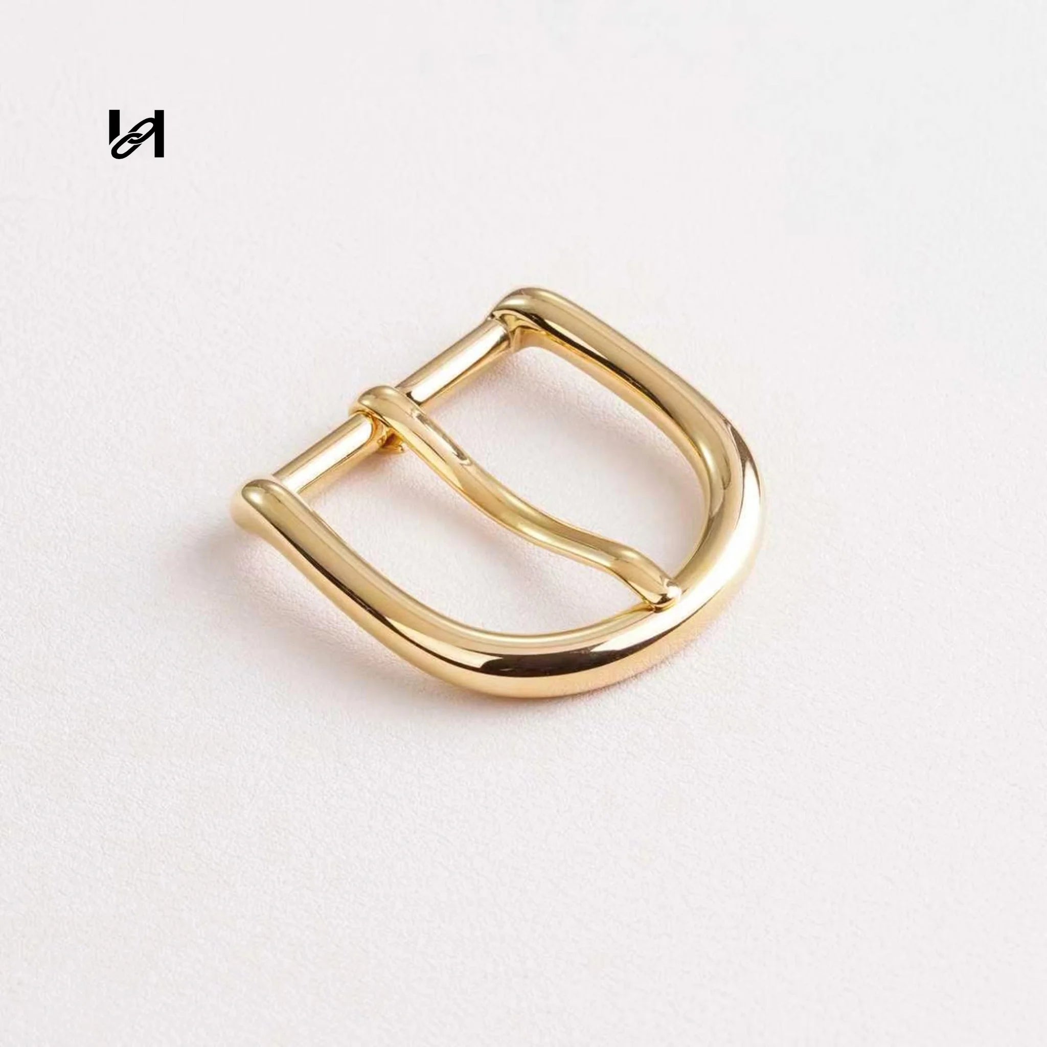 Stainless steel 32mm elegant belt buckle - hardware