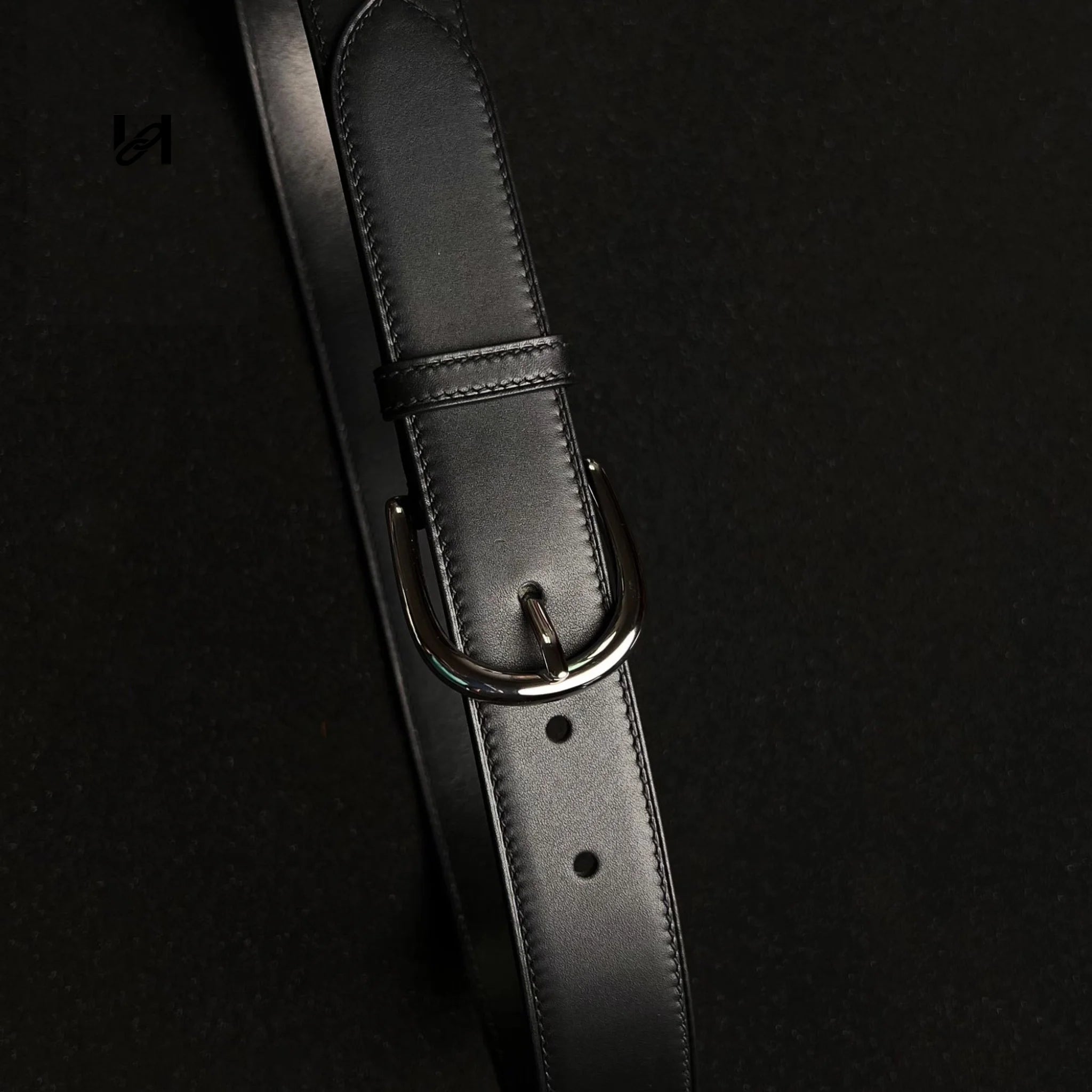 Stainless steel 32mm elegant belt buckle - hardware