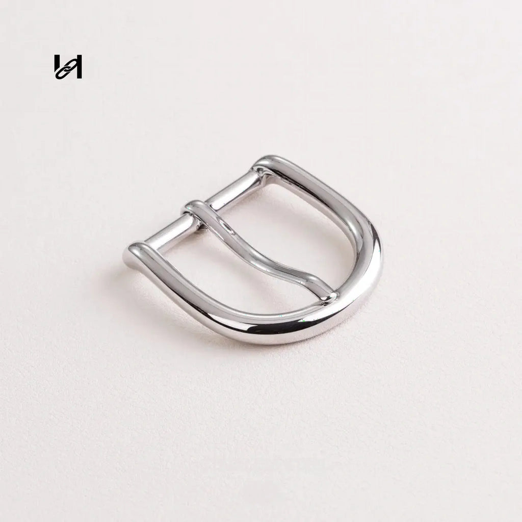 Stainless steel 32mm elegant belt buckle - hardware
