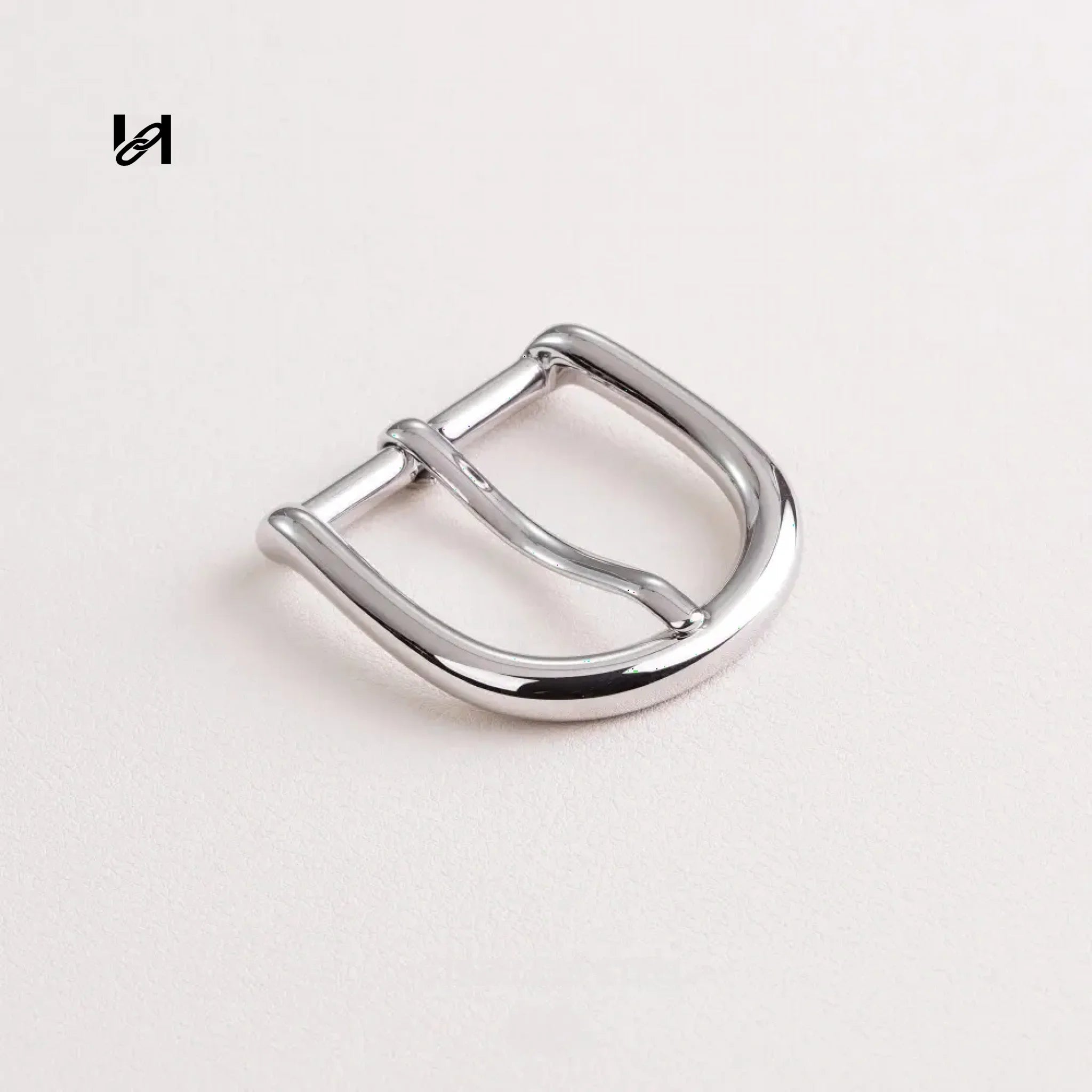 Stainless steel 32mm elegant belt buckle - hardware