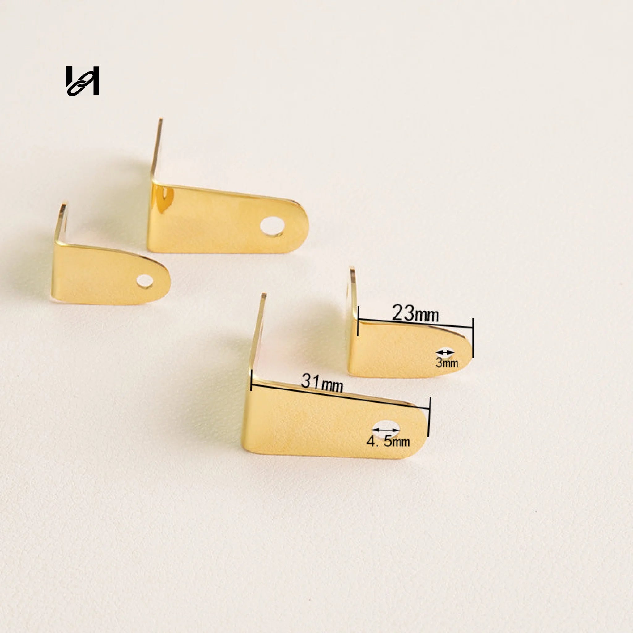 Stainless Steel Angle Clasp - hardware