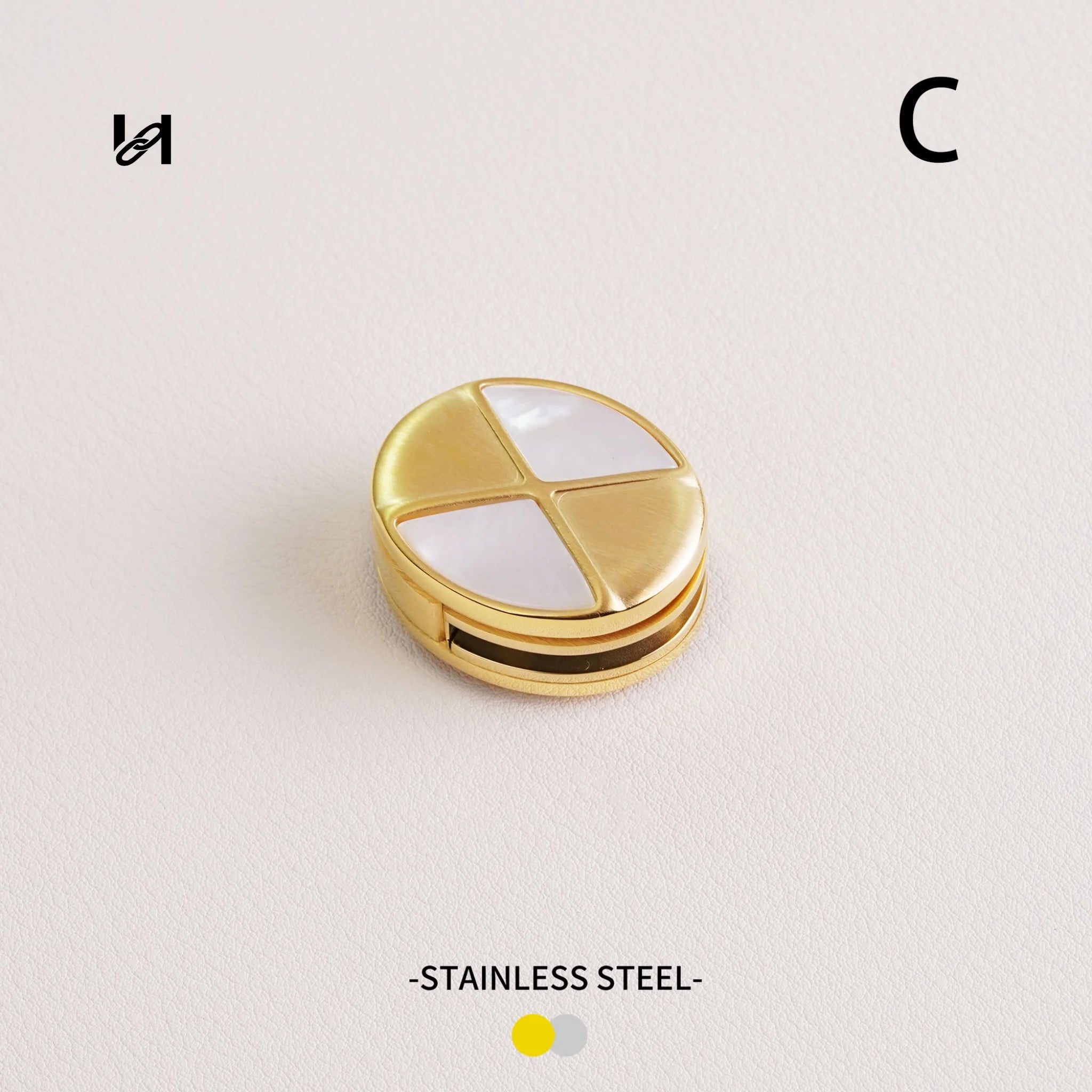Stainless steel armor sliding lock - C - hardware