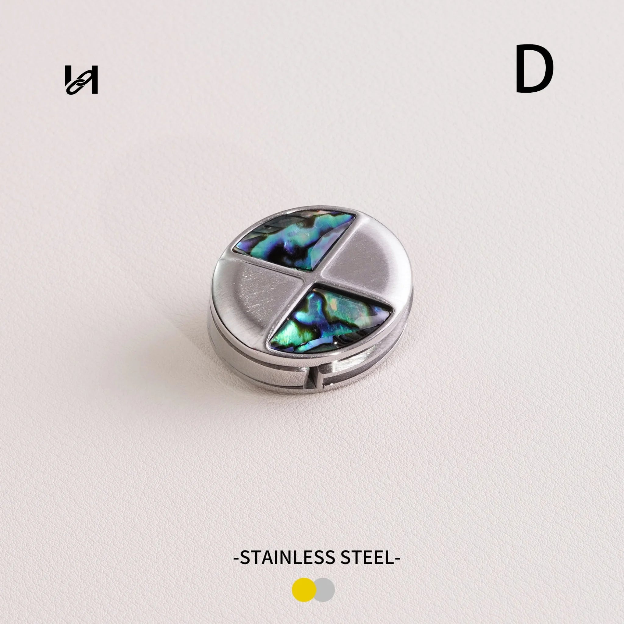 Stainless steel armor sliding lock - D - hardware