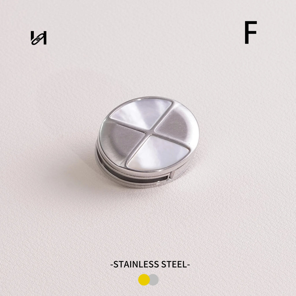 Stainless steel armor sliding lock - F - hardware