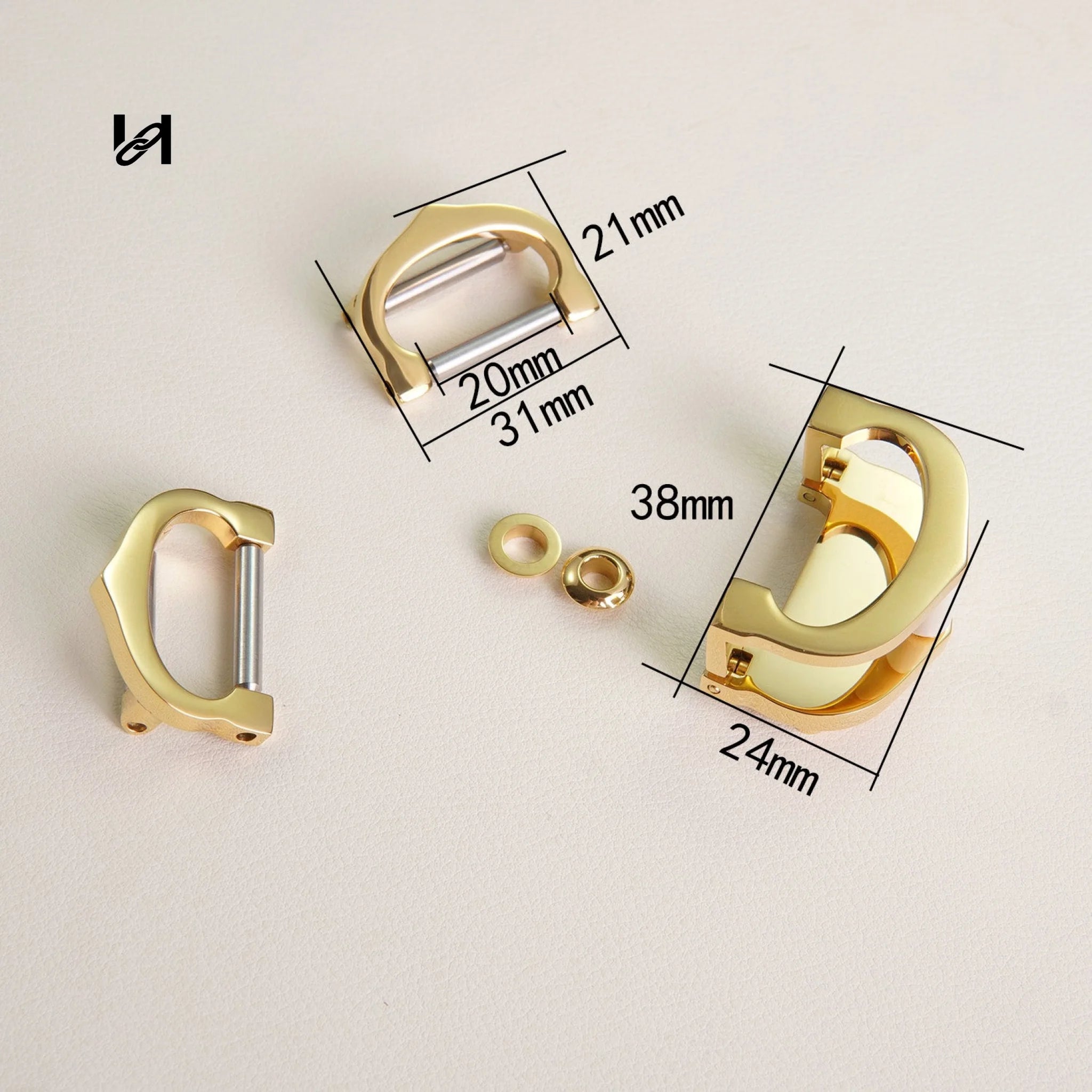 Stainless Steel Bag Closure Locks - hardware