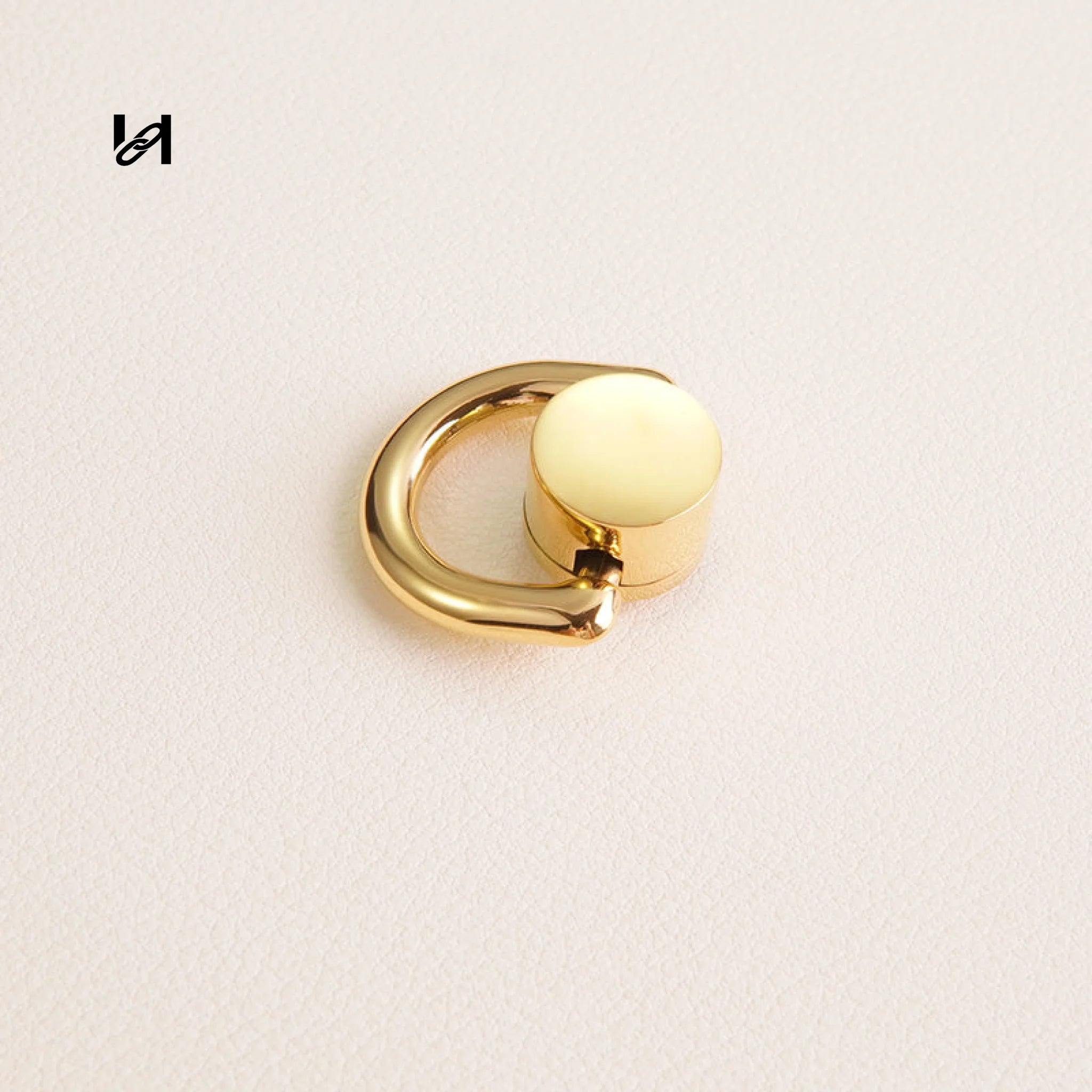 Stainless Steel Bag Handle Connector 20mm – Purse Hardware Handle Holder - Gold(1 piece) - hardware