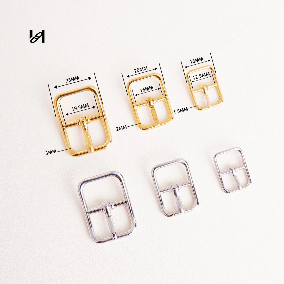 Stainless steel Bend square roll buckle - hardware