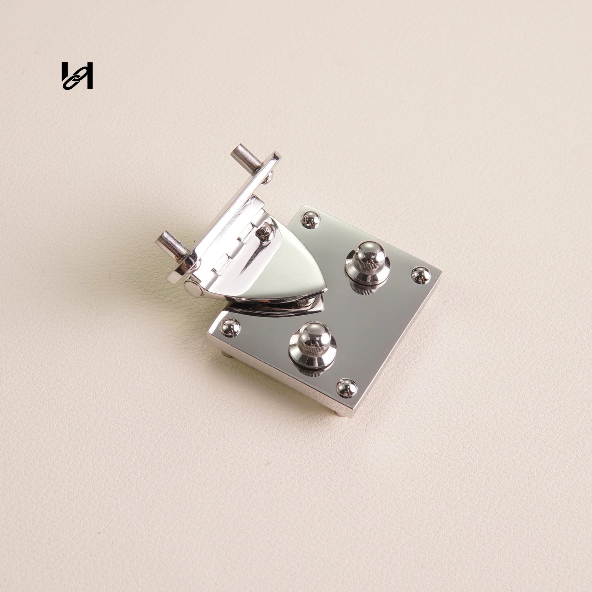 Stainless Steel Clipper Closure Lock for Suitcases & Trunks-3 - Silver - hardware