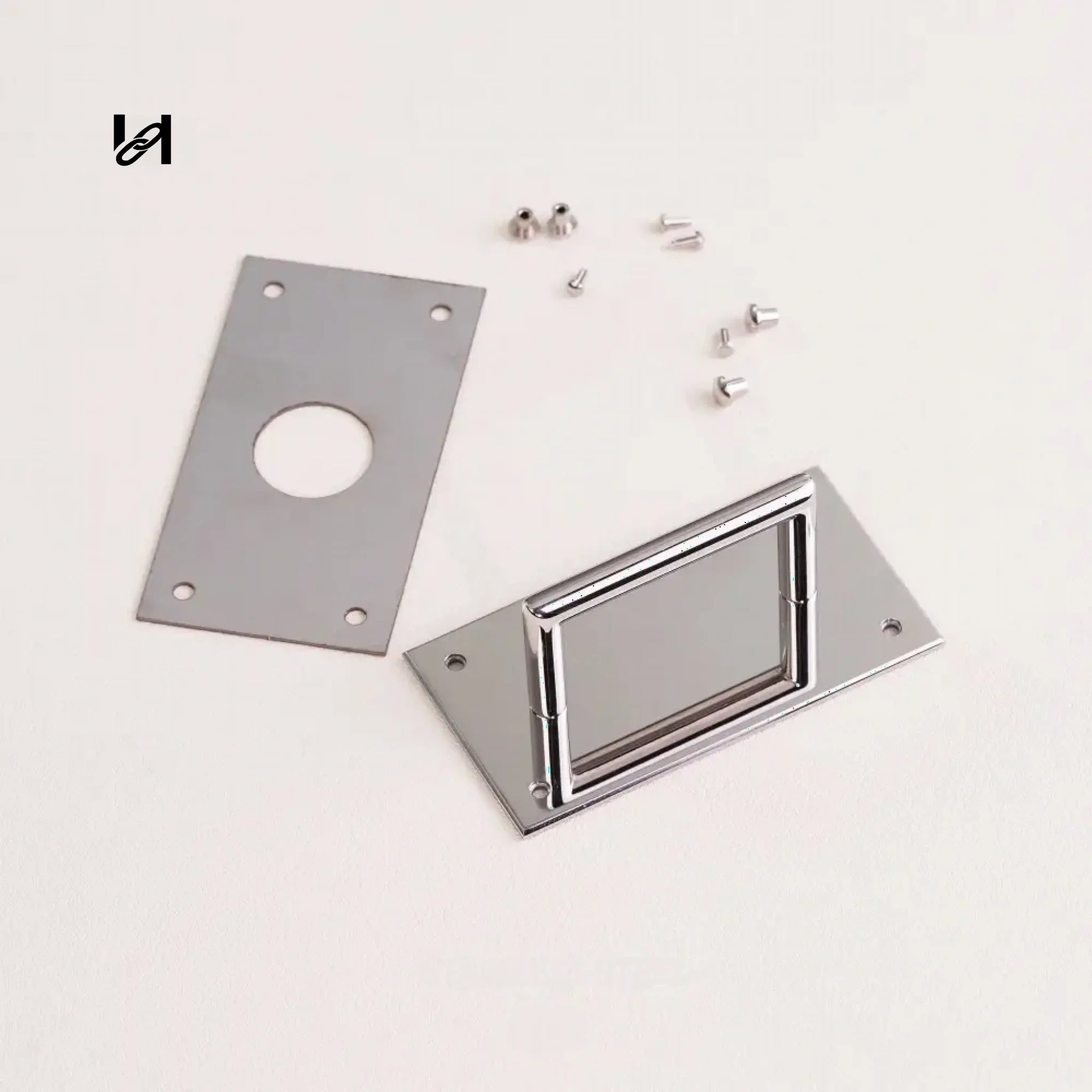 Bag Closure & Buckle Bridge - Bag closure / Silver / 30MM - hardware