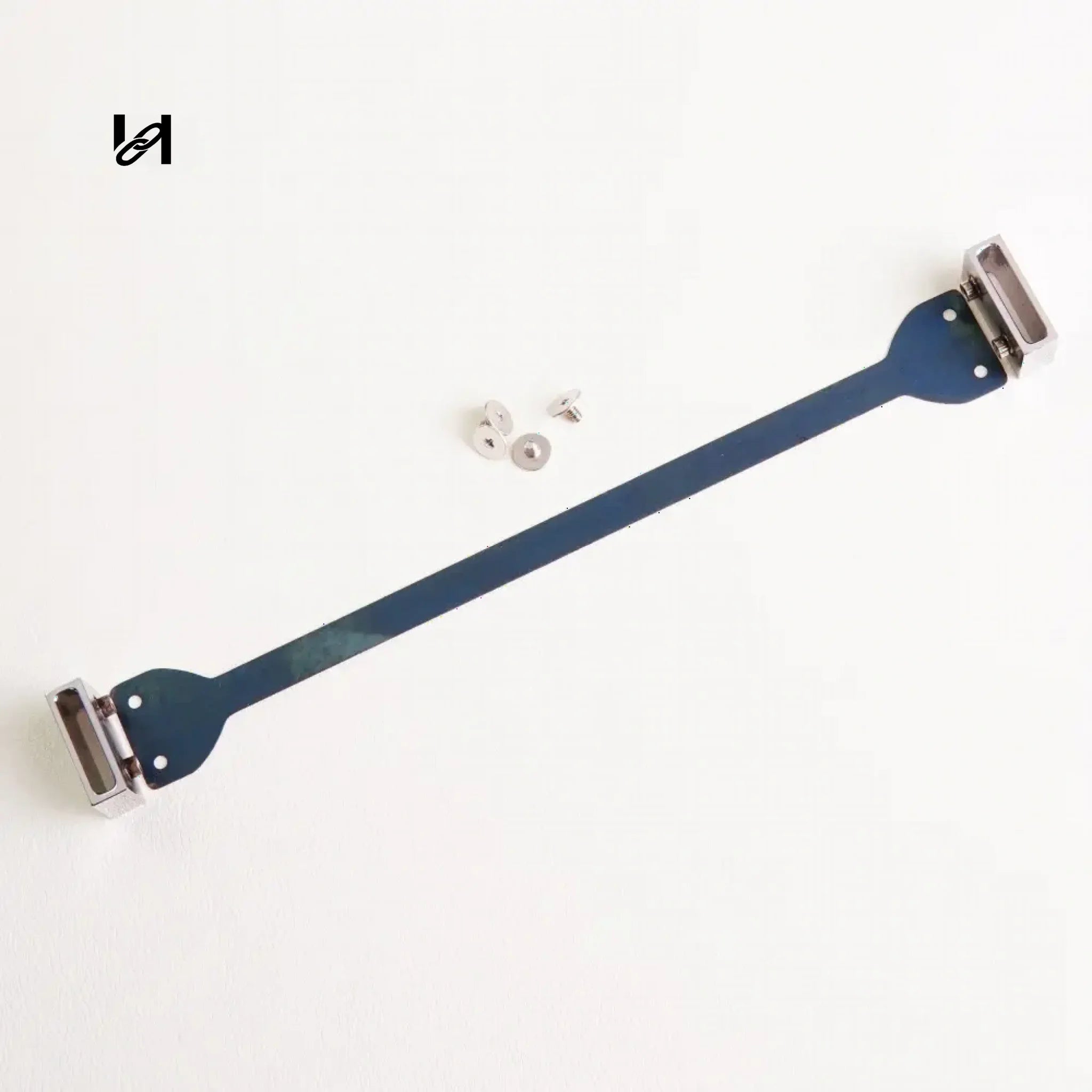 DC square Holder one-pair - silver - hardware