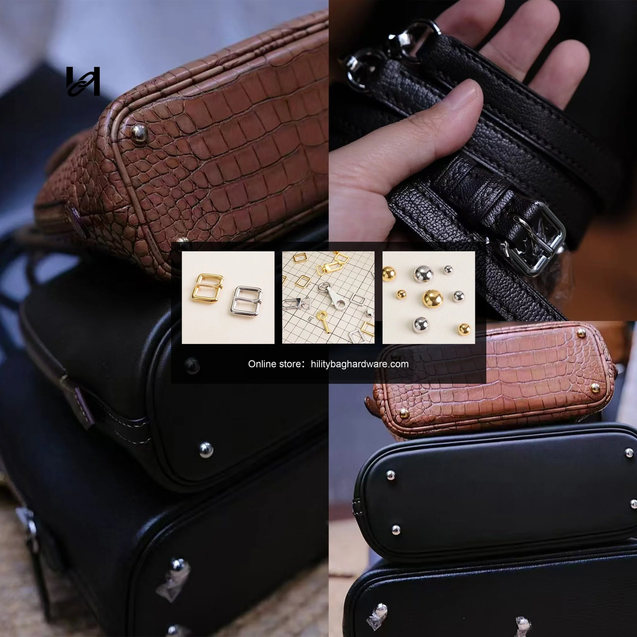 Stainless Steel Dome-Shaped Bag Feet - hardware