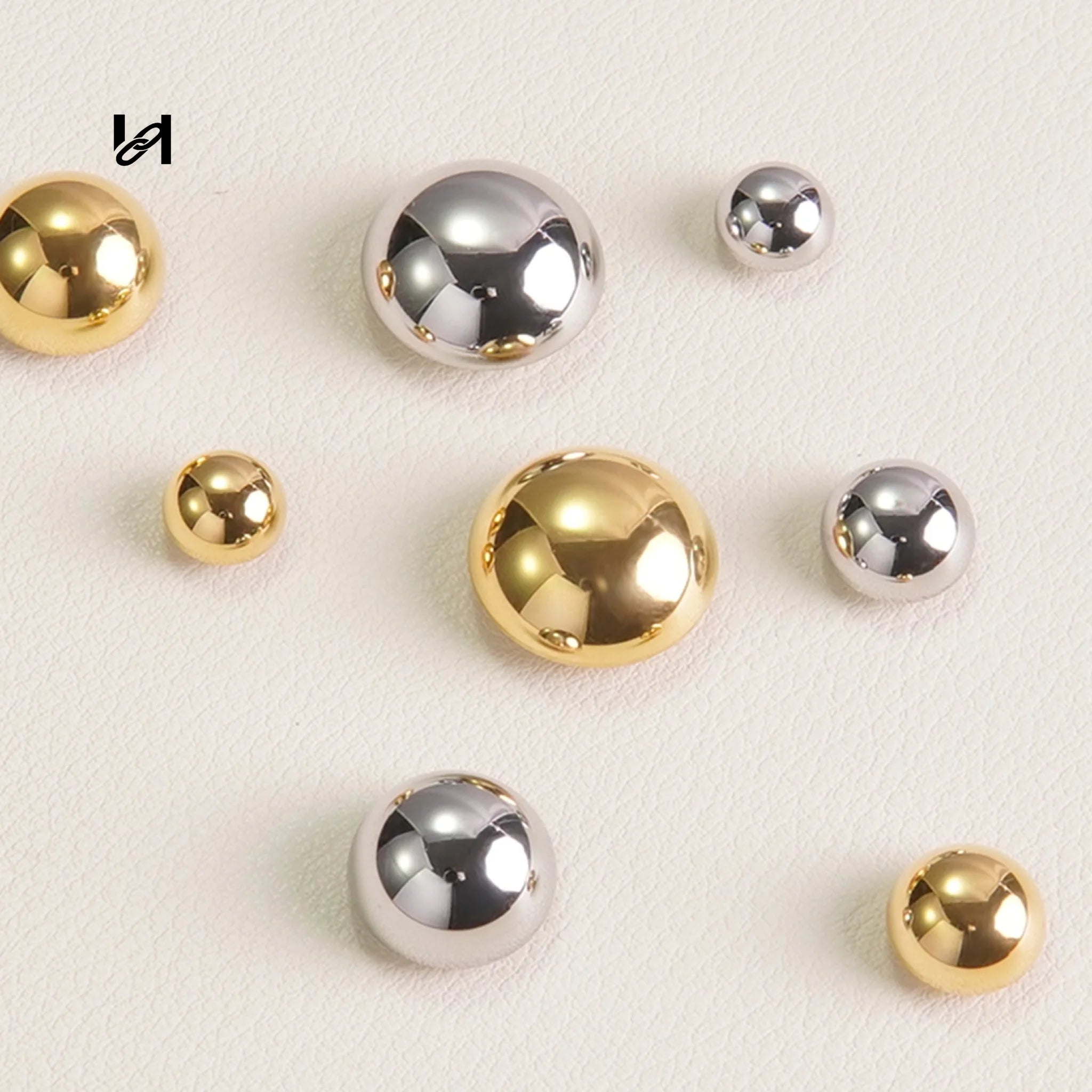 Stainless Steel Dome-Shaped Bag Feet - hardware