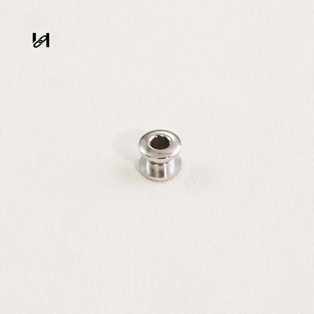 Stainless Steel Eyelet Metal Grommet-Lathe parts - 4mm-1pcs / silver - hardware