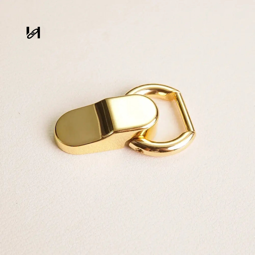 One pair handle holder - Zinc alloy（2PCS) / Gold - hardware