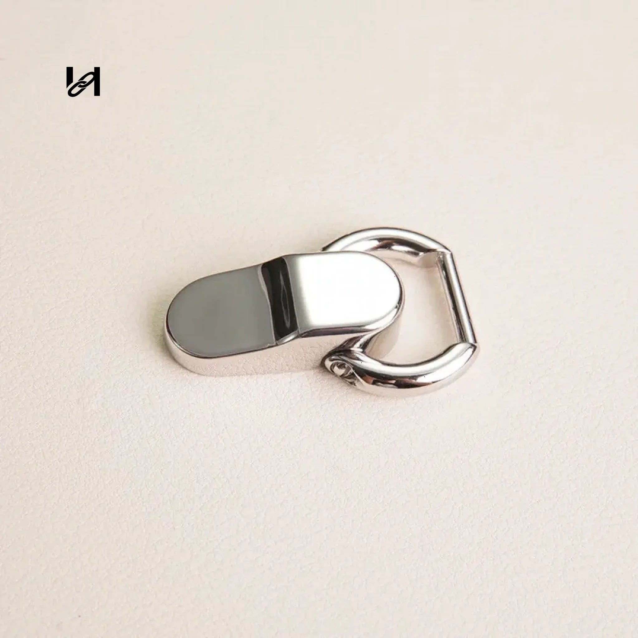 One pair handle holder - Zinc alloy（2PCS) / Silver - hardware