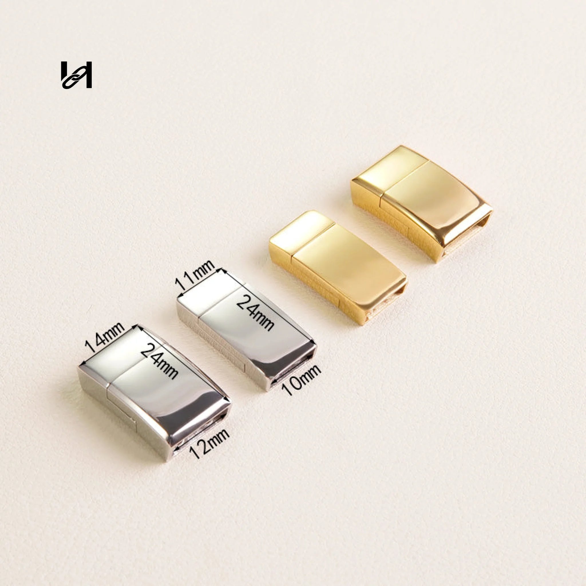 Stainless Steel Leather Bracelet Hardware – Durable Components for Jewelry Making & Accessories - hardware