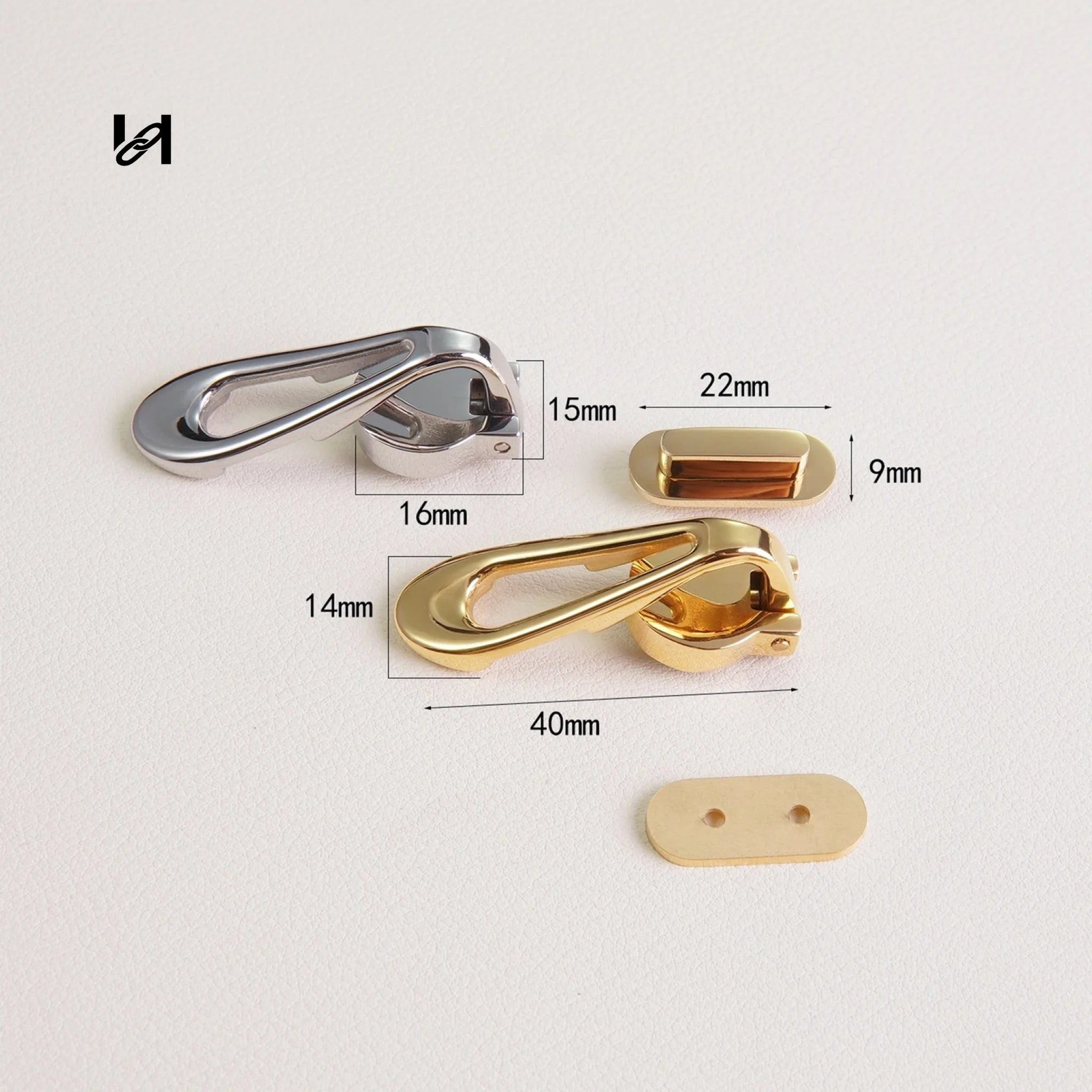 Stainless Steel Lever Closure Lock - hardware