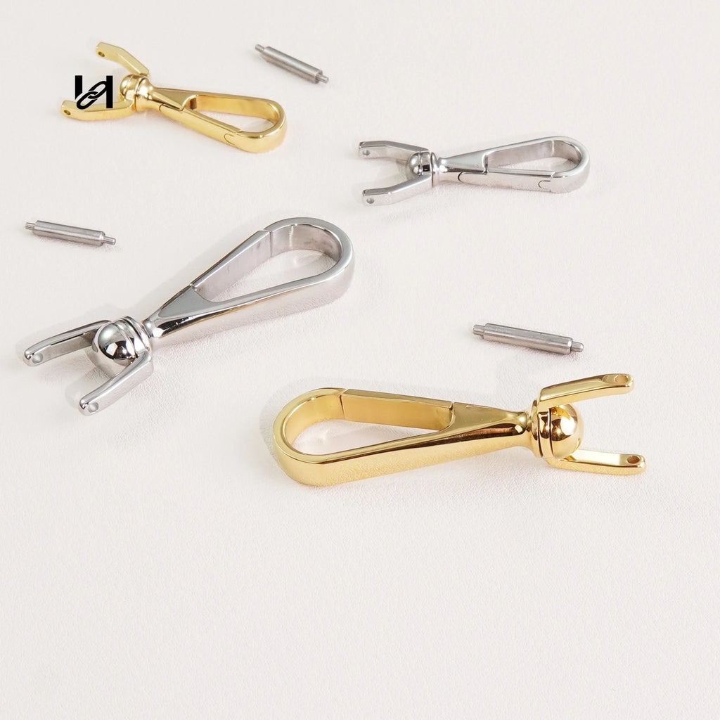 Stainless Steel Long Body Two-Piece Swivel Hooks - hardware
