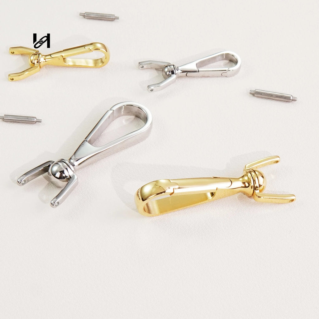 Stainless Steel Long Body Two-Piece Swivel Hooks - hardware