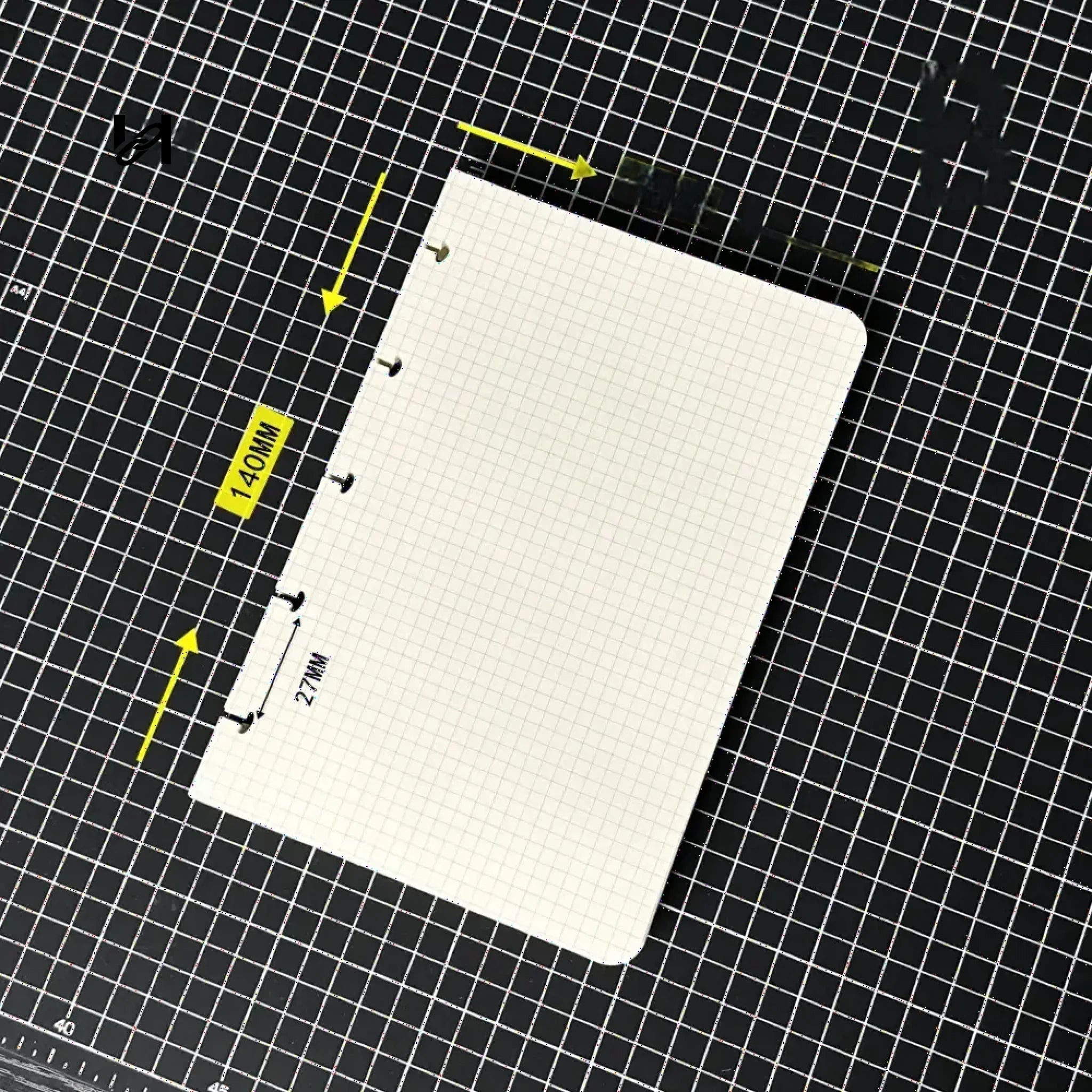 Ring for Notebook - Book-B (grid) - hardware