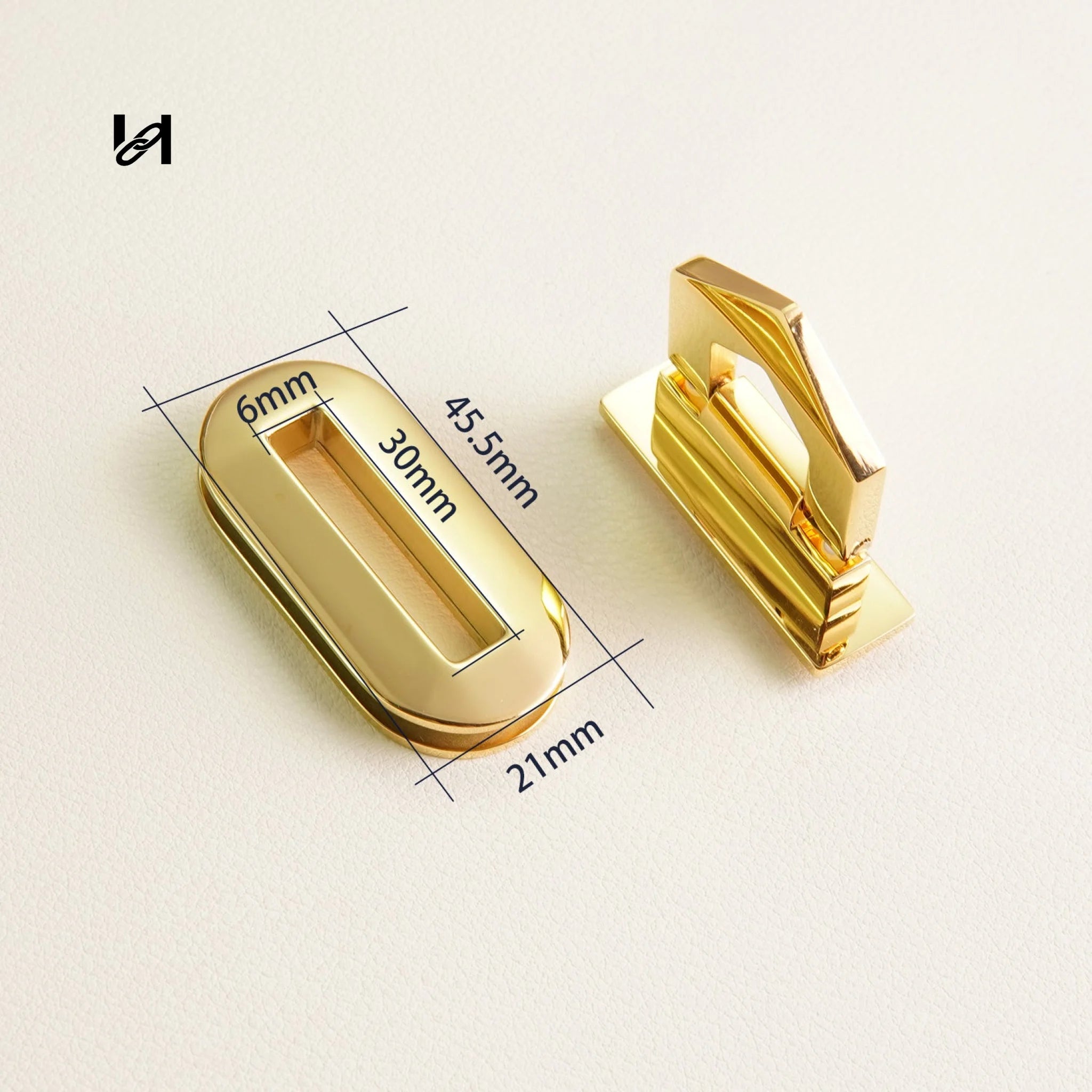 Stainless Steel Oval Clip Closure Lock - hardware