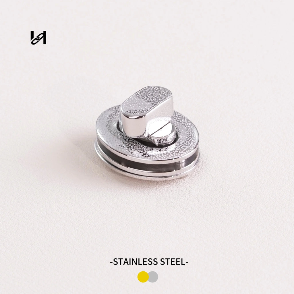 Stainless steel polka dot lock - hardware