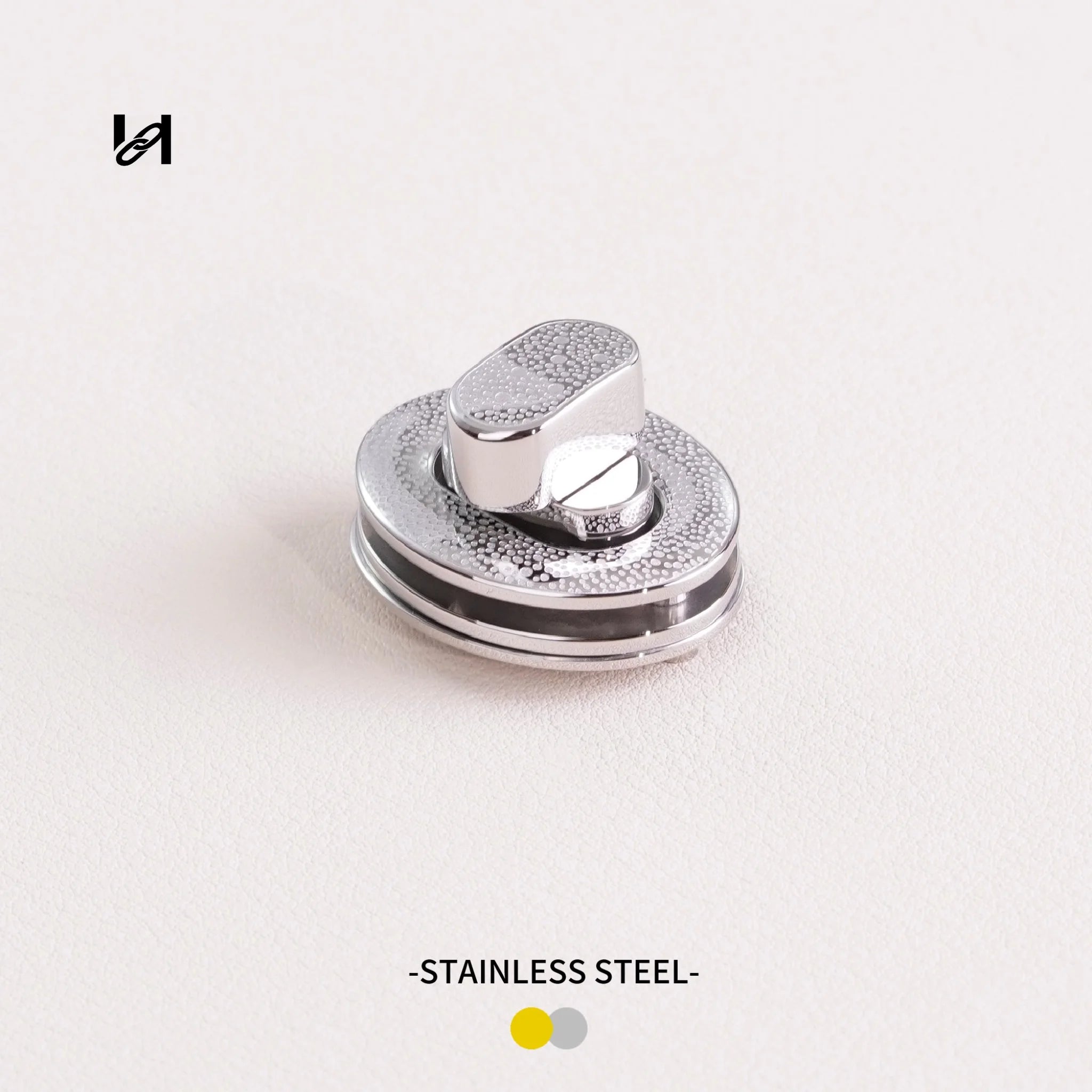 Stainless steel polka dot lock - hardware