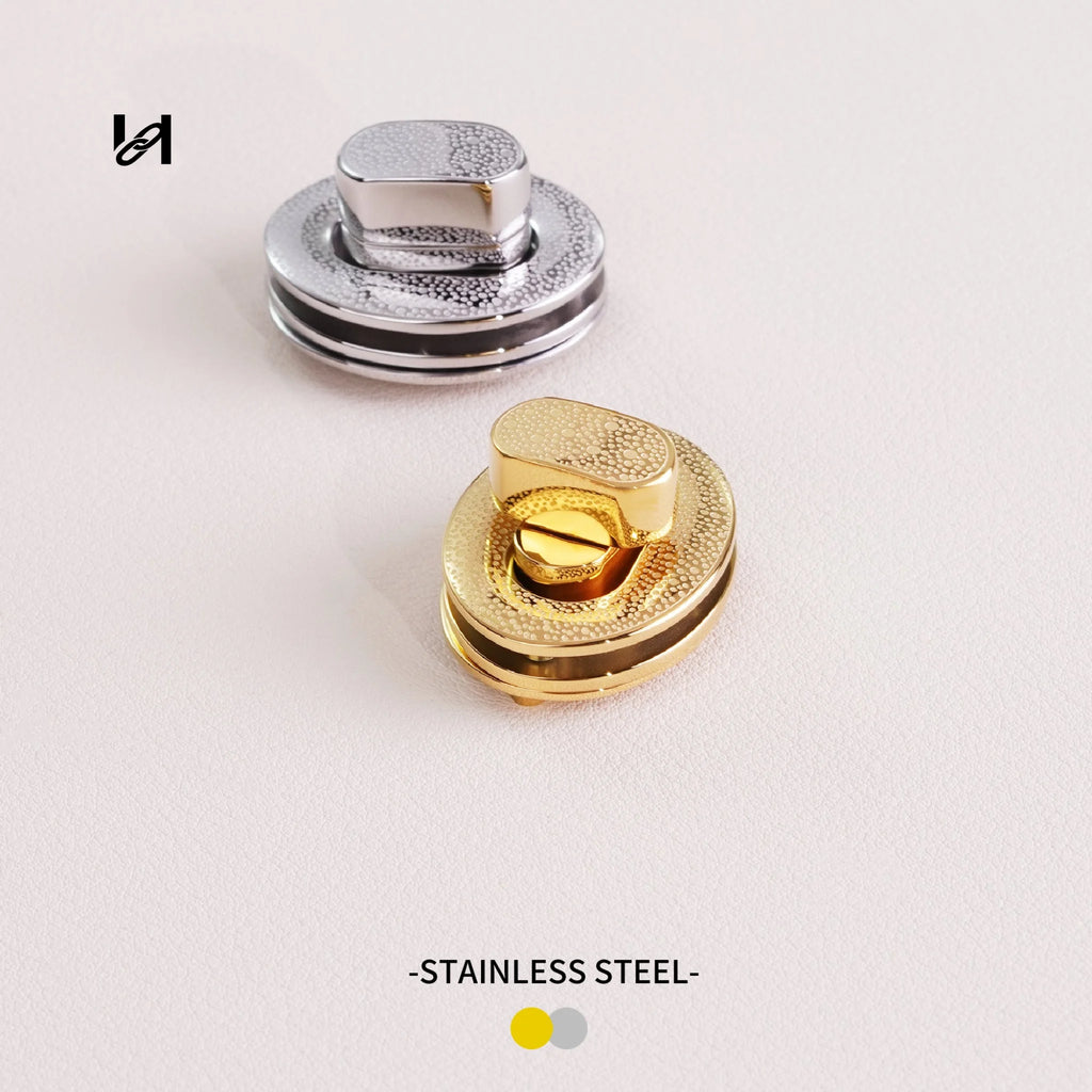 Stainless steel polka dot lock - hardware