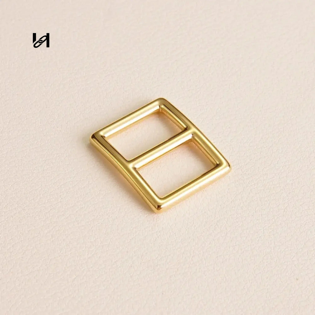 Stainless Steel Roller Buckle and Square ring - Roller buckle / Gold - hardware