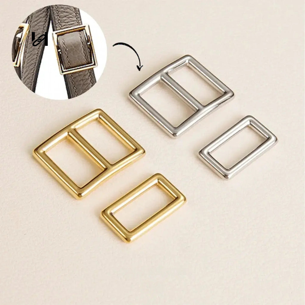 Stainless Steel Roller Buckle and Square ring - hardware