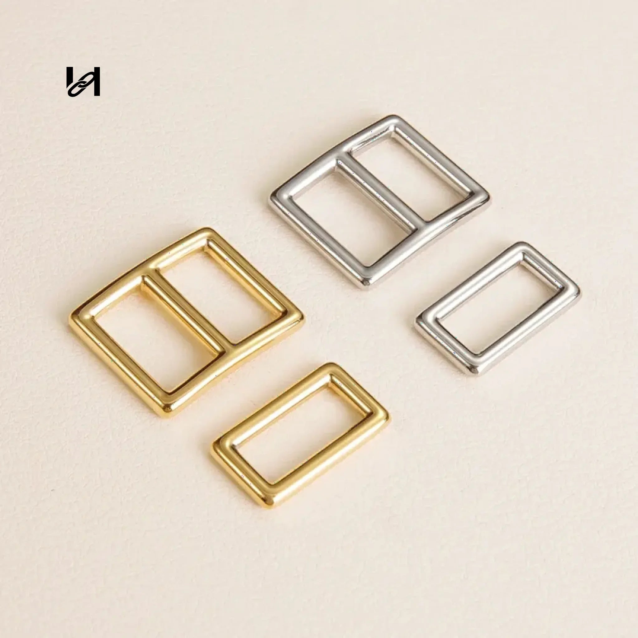 Stainless Steel Roller Buckle and Square ring - hardware