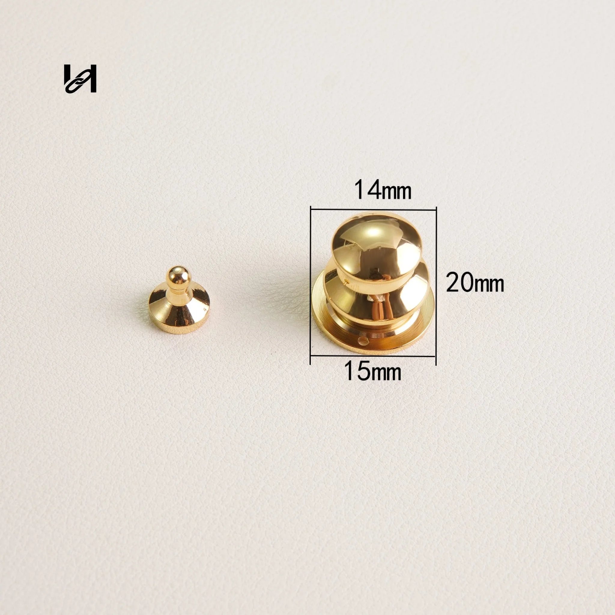 Stainless Steel Round Turn Twist Locks – Durable Hardware for Handbags & Leather Accessories - hardware
