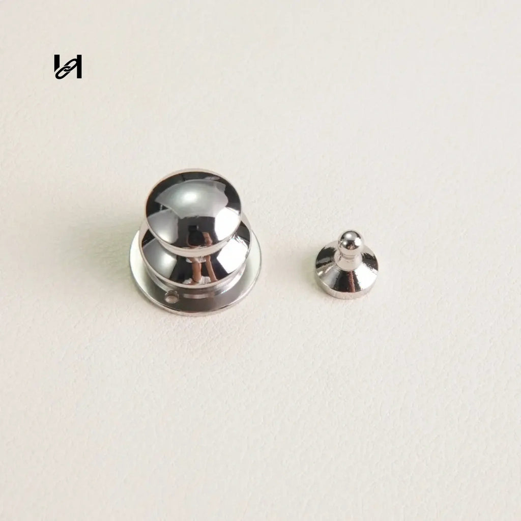 Cap spring lock - Flat / Silver - hardware