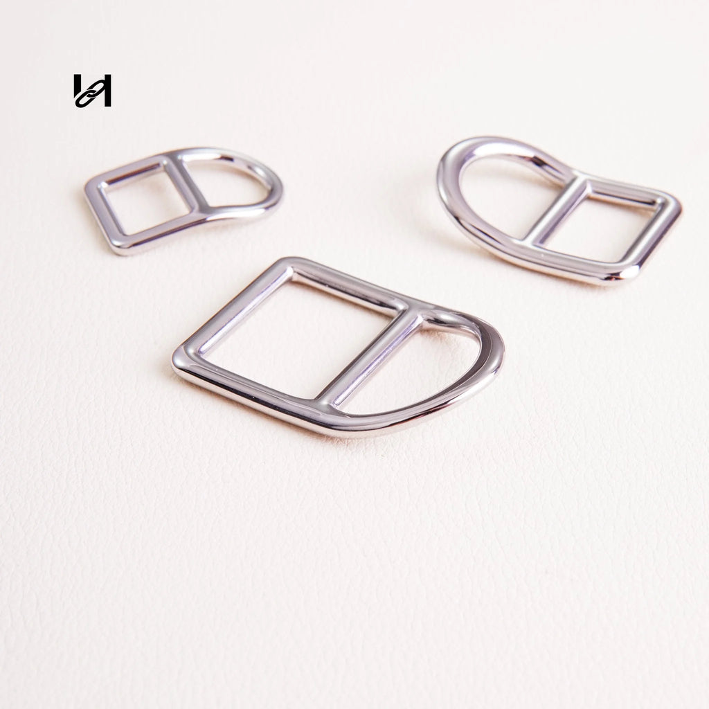 Stainless steel Square conjoined D shape ring - hardware