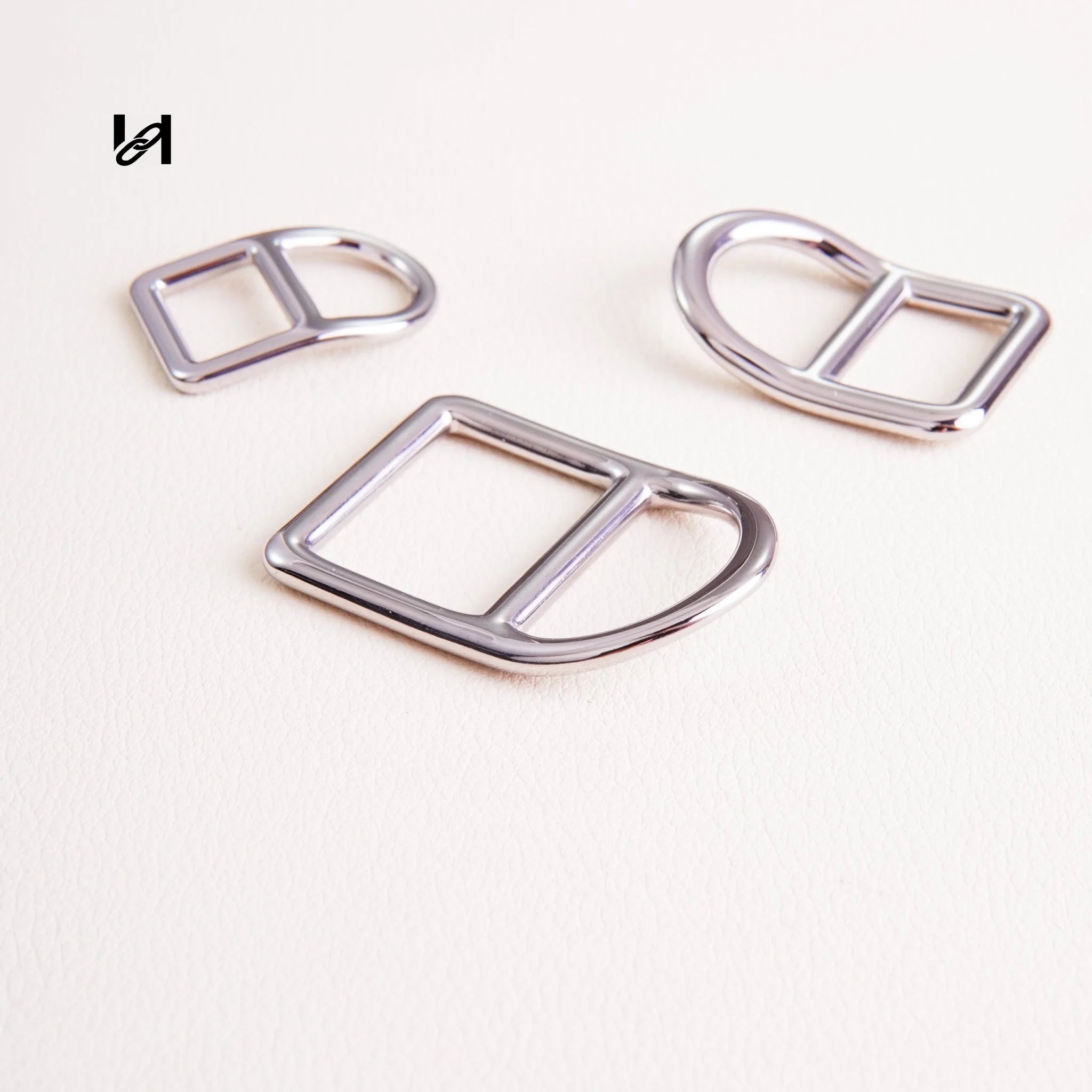 Stainless steel Square conjoined D shape ring - hardware