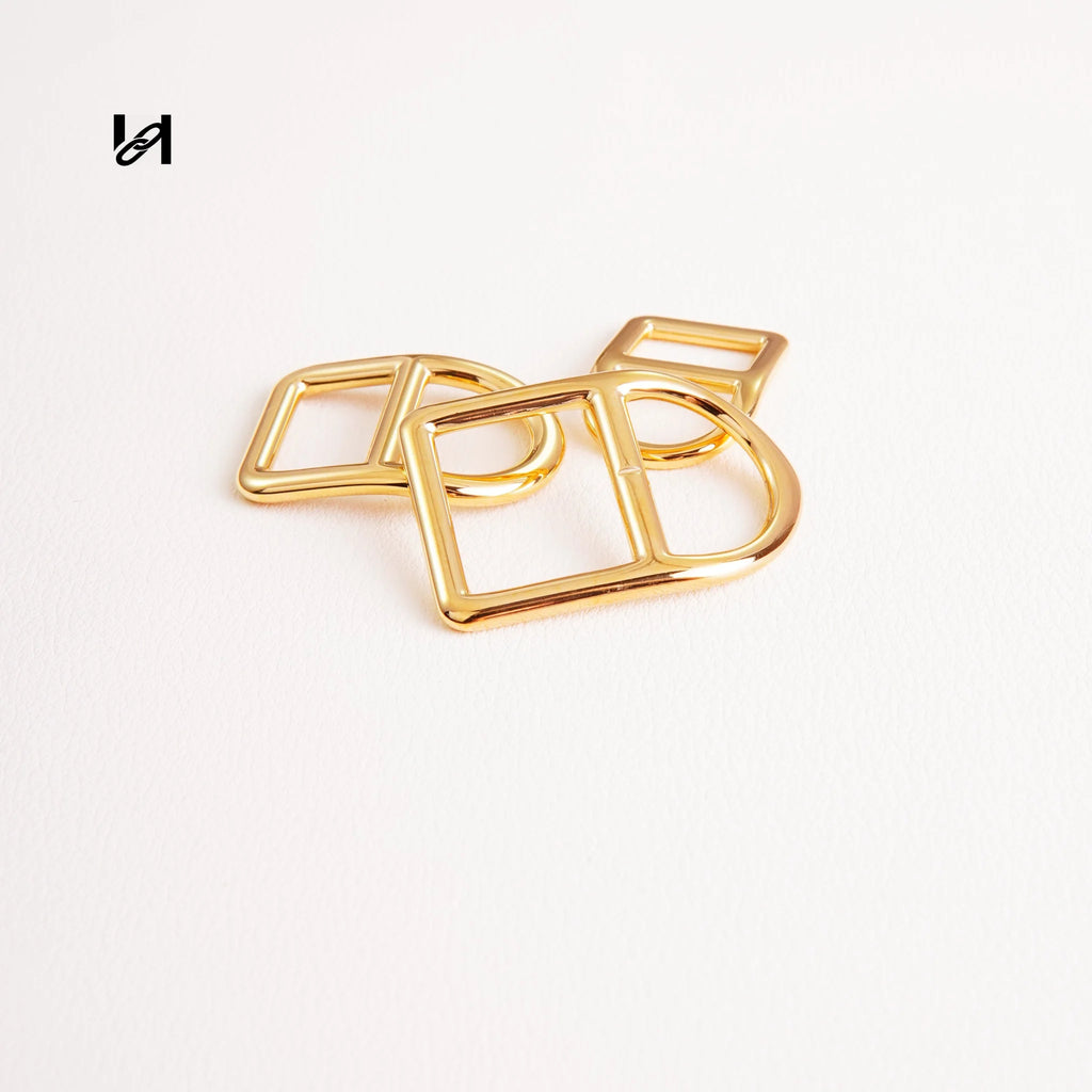 Stainless steel Square conjoined D shape ring - hardware