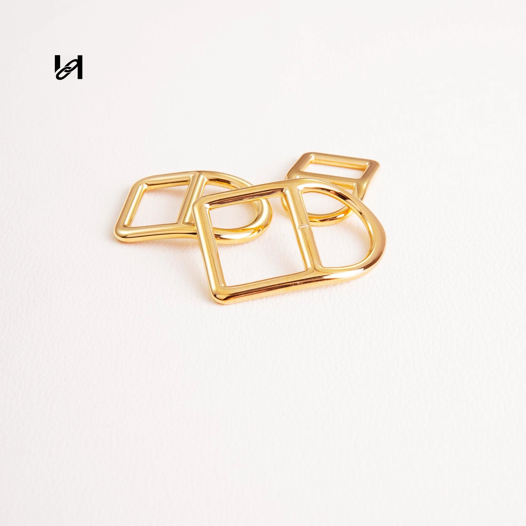 Stainless steel Square conjoined D shape ring - hardware