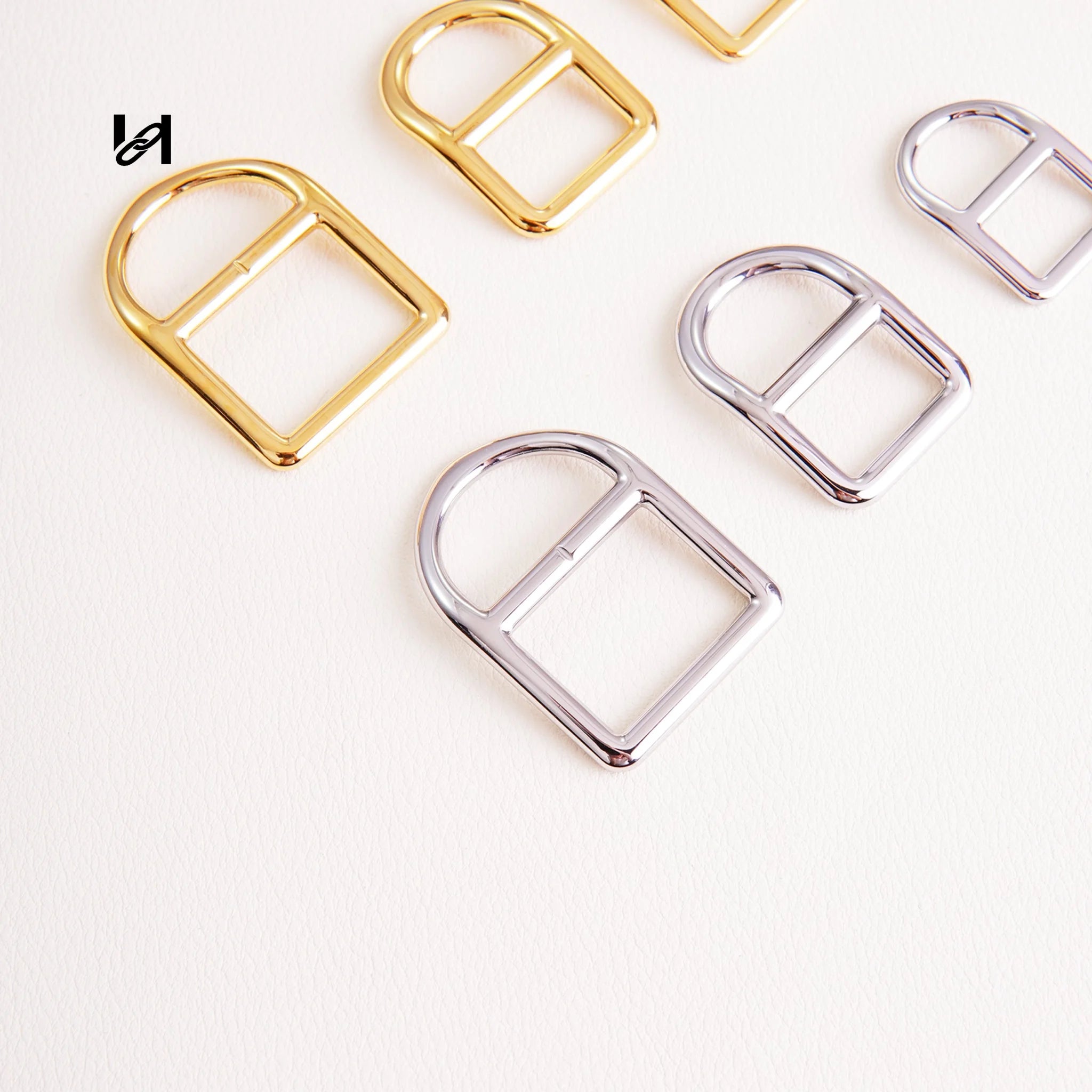 Stainless steel Square conjoined D shape ring - hardware