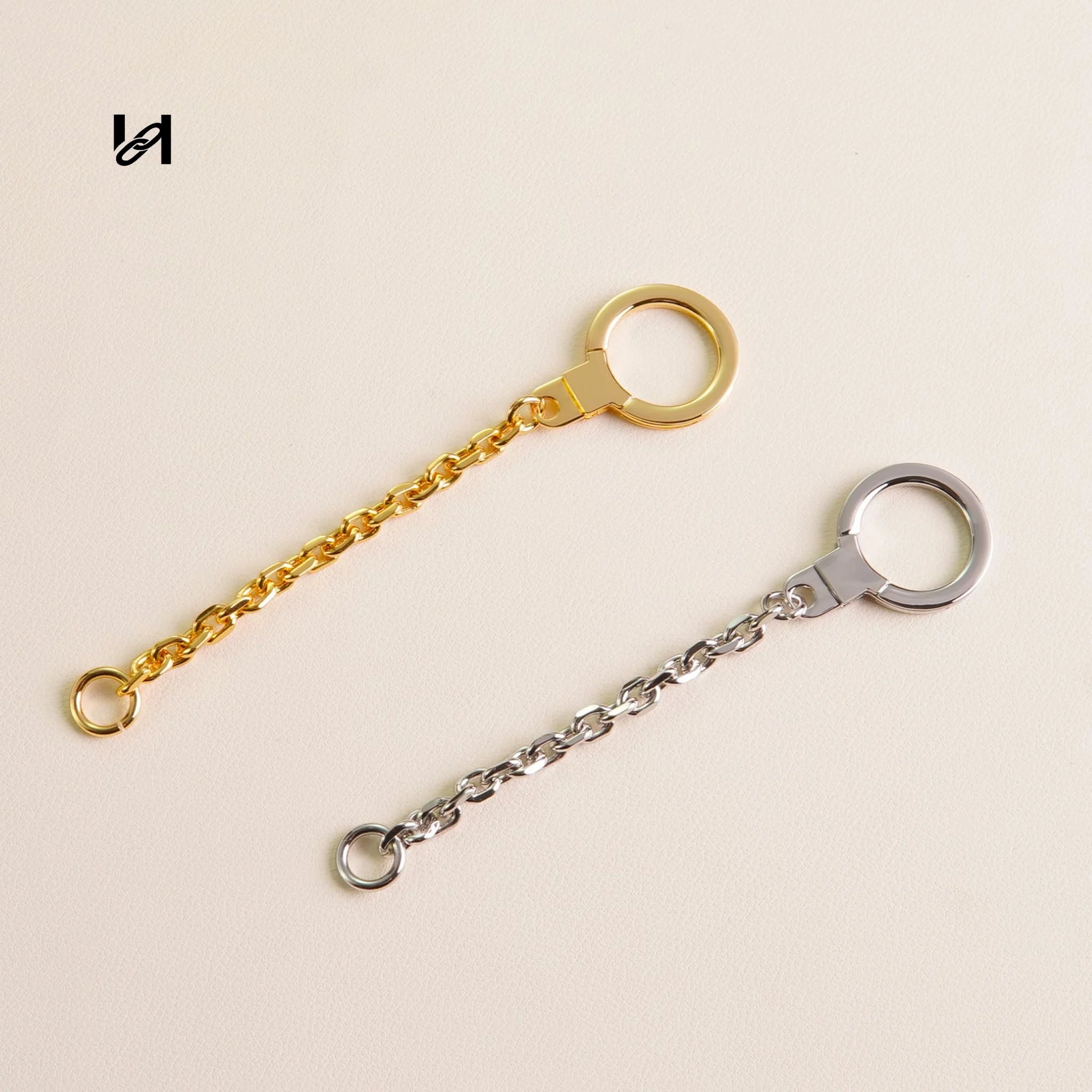 Stainless Steel Spring Keychain Chain - hardware