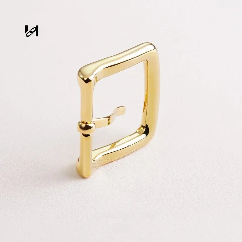 Stainless steel square-curve belt buckle - hardware