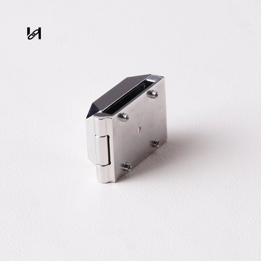 Stainless Steel Square Flip Lock Closure for Briefcases - hardware
