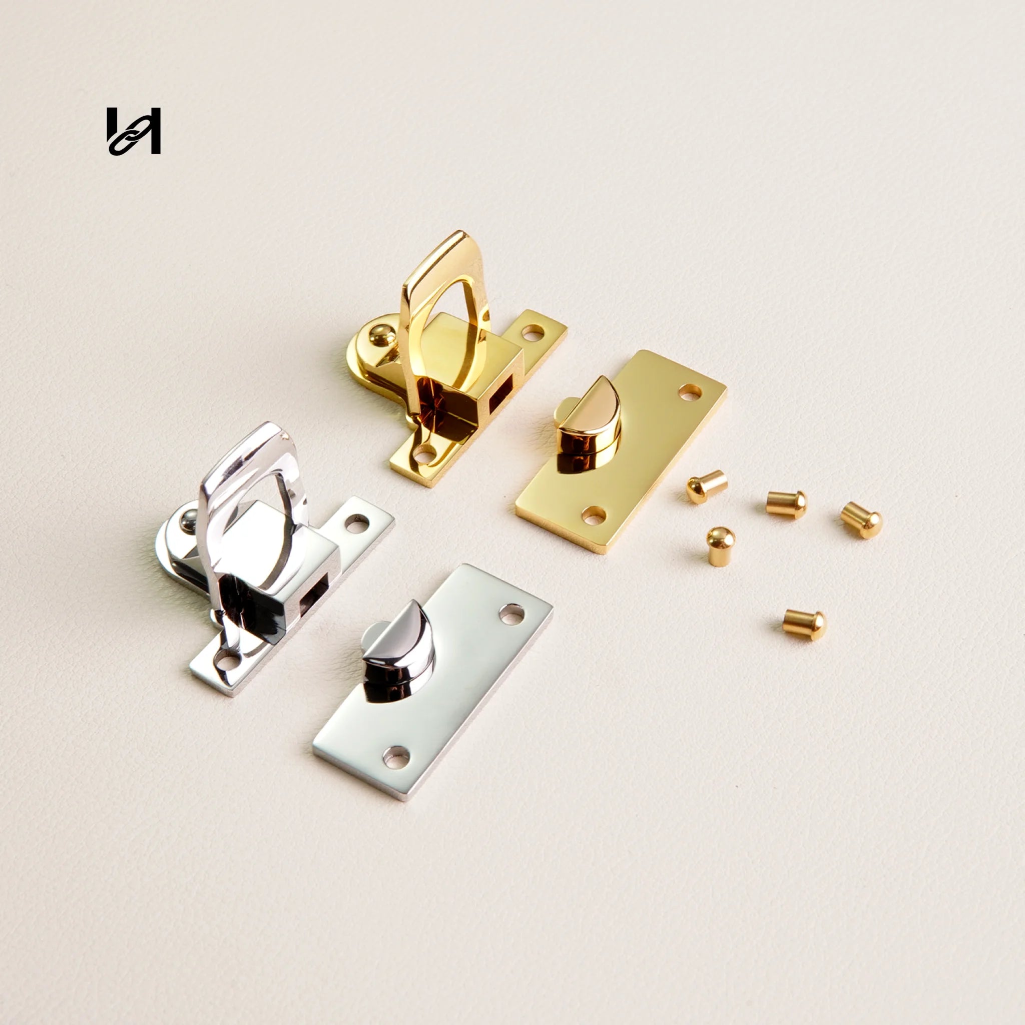 Stainless Steel Square Latch Lock for Trunks & Cases - hardware