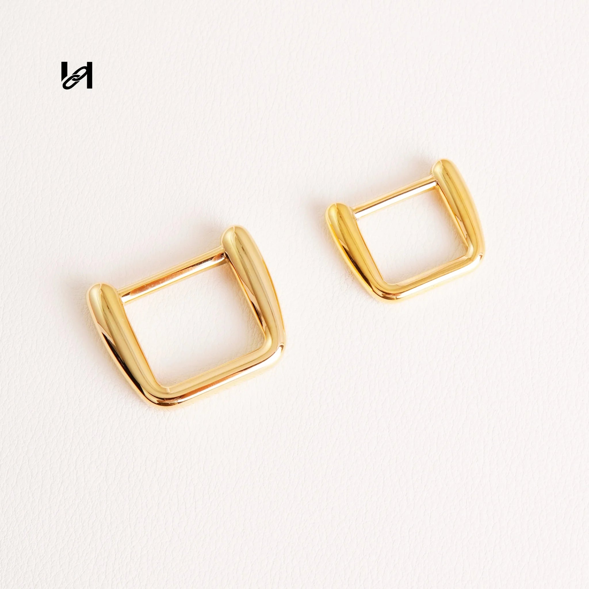 Stainless Steel Square Ring for Briefcase & Bag Handle – 316L Gold & Silver Hardware 20mm / 16mm Inner Width